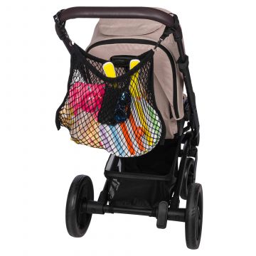 DOOKY Stroller Net Bag Verkkokassi, MUSTA