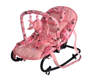 B&BABYBUS Swingy SITTERI, Pink Flowers