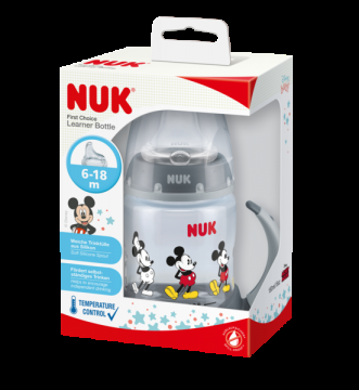 NUK FC Temp Control NOKKAPULLO 150 ml  MICKEY/MINNIE